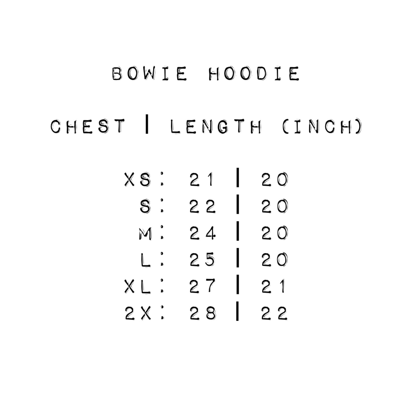 BOWIE hoodie