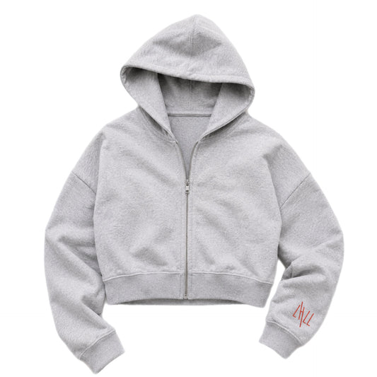 ZIP LOGO hoodie