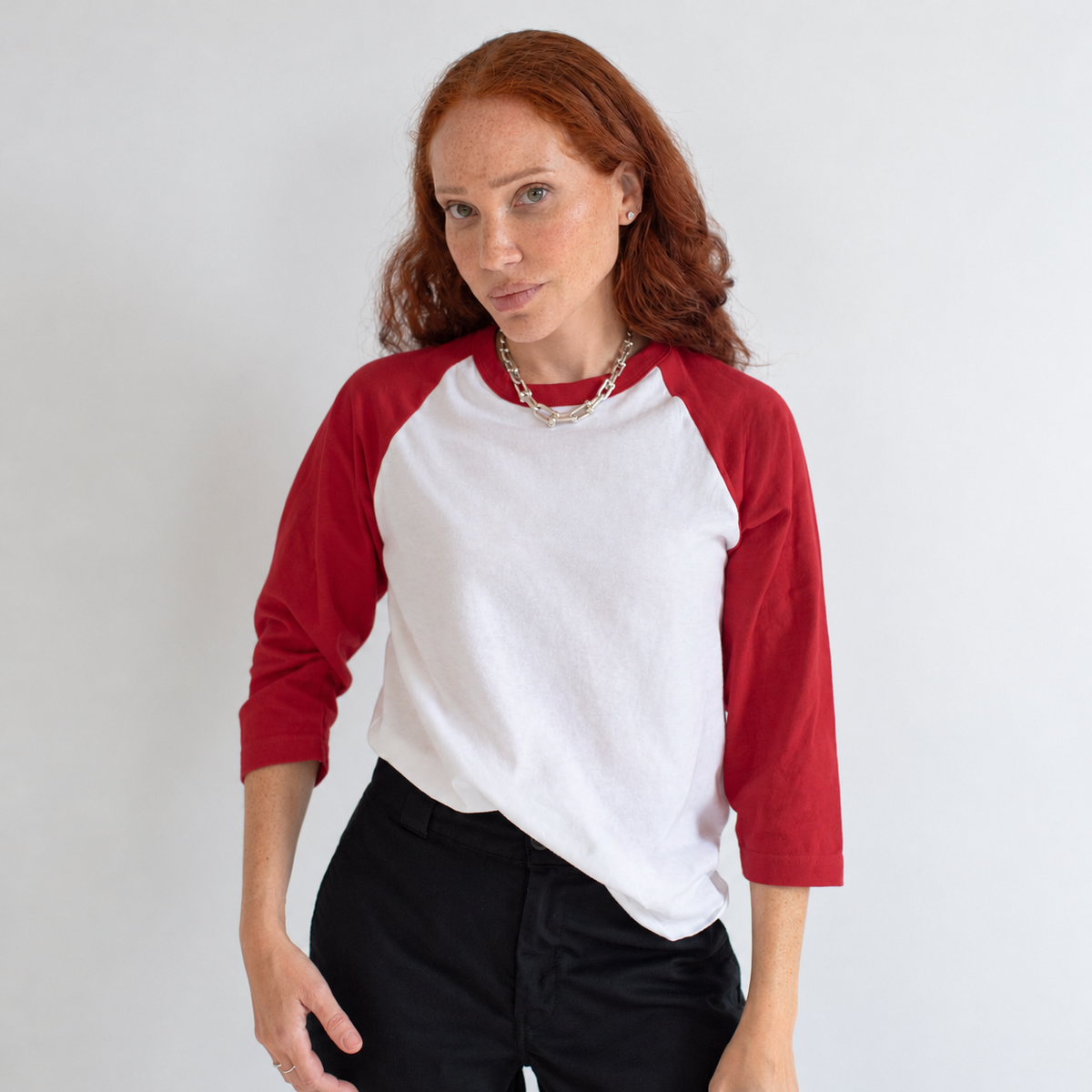 RAGLAN t red